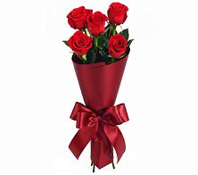 Букет 5 Красных роз Эдлесс Лав в Осе