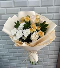 Букет цветов из:  Розы и Хризантемы в Осе