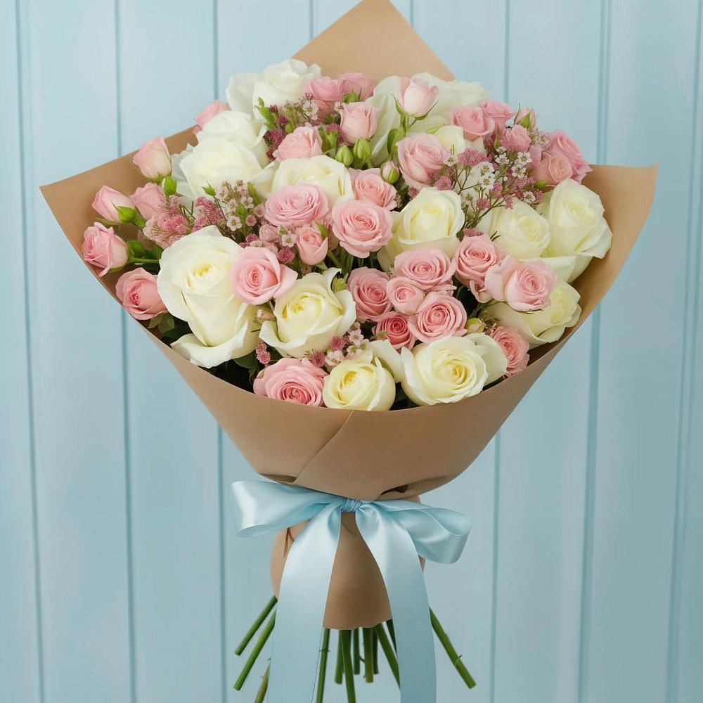 Букет цветов из: Розы в Осе