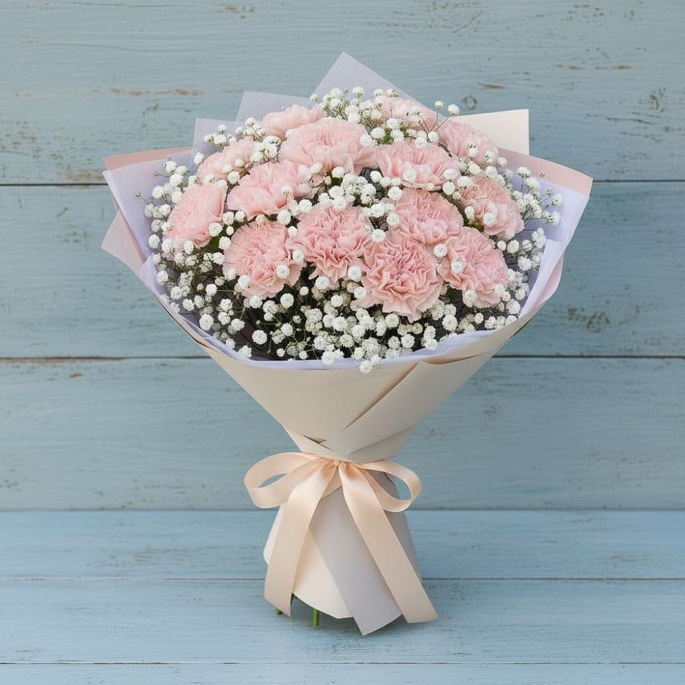 Букет цветов из: Гвоздики в Осе