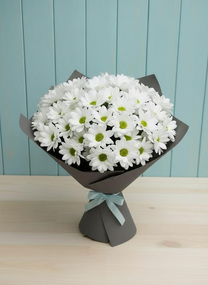 Букет цветов из: Хризантемы в Осе