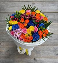 Букет цветов из:  Розы и Хризантемы в Осе