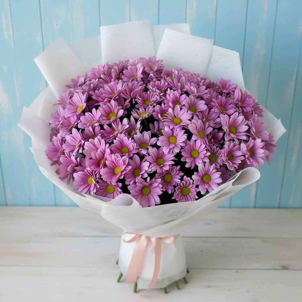 Букет цветов из: Хризантемы в Осе