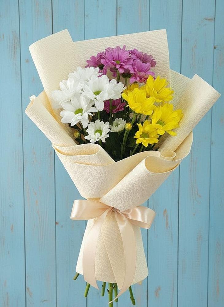 Букет цветов из: Хризантемы в Осе