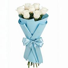 Букет 7 белых роз Проуд #REPLACE_PRED# Осе