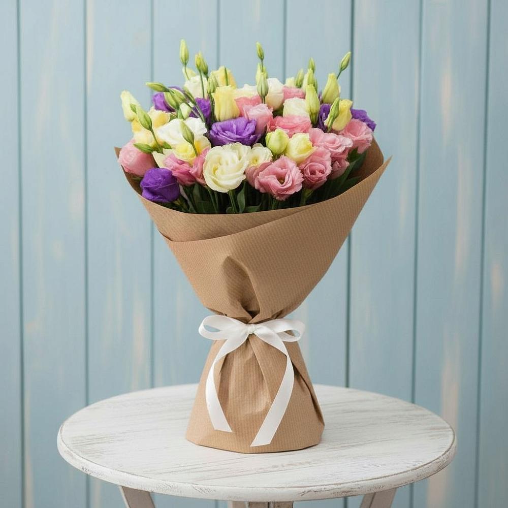 Букет цветов из: Лизиантусы в Осе